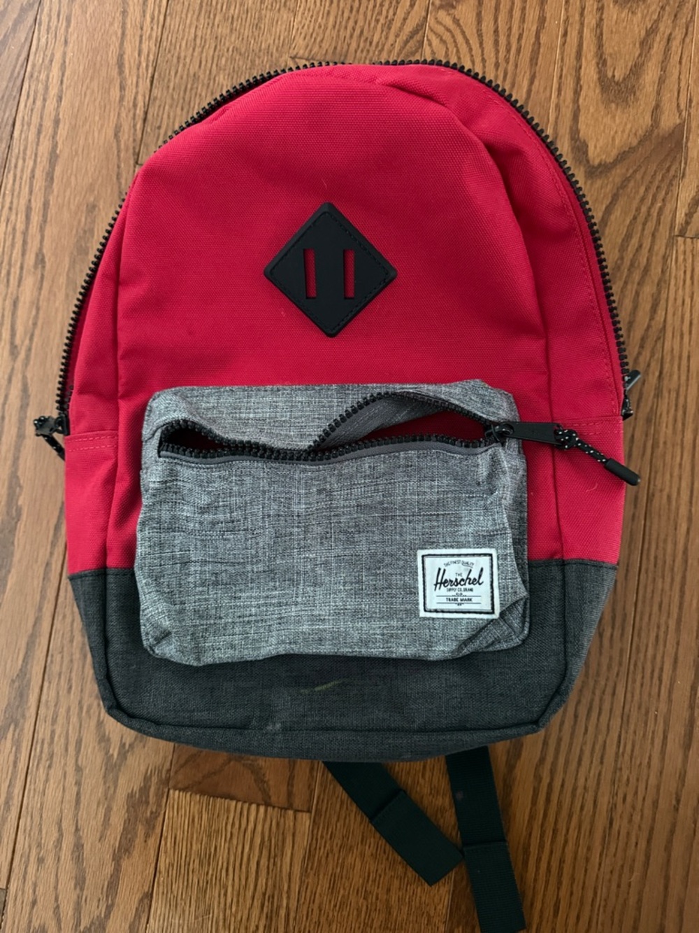 Herschel Supply Company Red, Gray and Black Mini Backpack